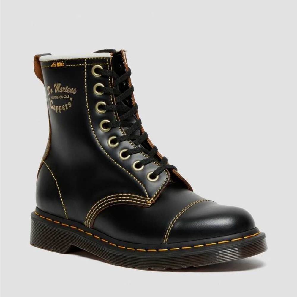 Dr Martens Capper Vintage Smooth Leather Boots
